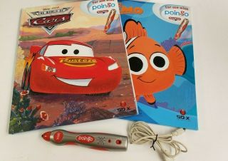 Poingo Sd - X Disney Point And Go Interactive Reader Pen Finding Nemo & Cars Books