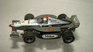 Ho Scale Tyco F1 Mclaren Mercedes 1 Black/gray/silver W/440 X2 Running Chassis