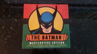 The Batman Masterpiece Edition Golden Age Action Figure W/ Batman Book And Comic