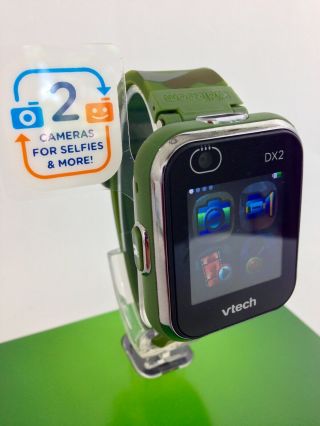 VTech Kidizoom Smartwatch DX2 Camouflage Touch Screen Dual Cameras Model 1938 4