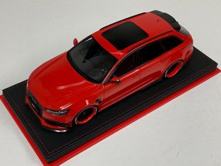 1/18 Gt Spirit Audi Abt Rs6 Avant C7 2017 Misano Red Forgiato Wheels Gt736
