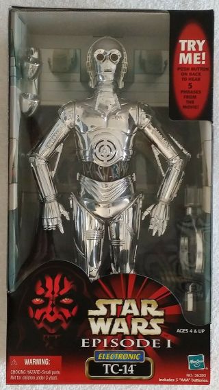 Star Wars Episode I Tc - 14 Electronic/talking 12 Inch Action Figure