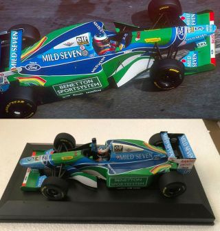 Schumacher Benetton B194 Monaco Gp 1:18 With Driver And Decals Mild Seven