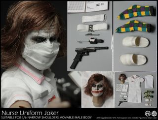 Pre - Order 1/6 Scale Cgl Pe05 Joker Nurse Suit Custom Kit (no Body)