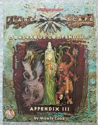 Ad,  D Planescape Monstrous Compendium Appendix 3 - 2635