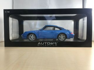 Autoart 1/18 Porsche 911 (993) Carrera 1995 (blue) 78133