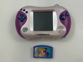 Leapfrog Leapster2 Learning System Console,  Disney Finding Nemo Game Cartridge