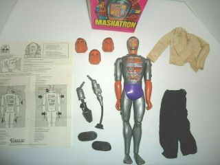 Rare Maskatron Six Million Dollar Man Action Figure 100 Complete 1975 W/ Box