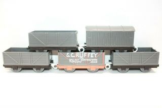 Set of 5 Troublesome Trucks Boxcar S.  C.  Ruffey Trackmaster Thomas Train 3