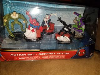 In Package Marvel Comics Spider - Man 5 Figure Action Set Jakks