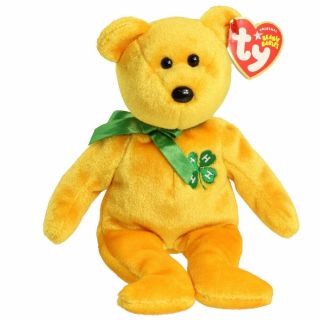 Ty Beanie Baby - 4 - H The Bear (8.  5 Inch) - Mwmts Stuffed Animal Toy