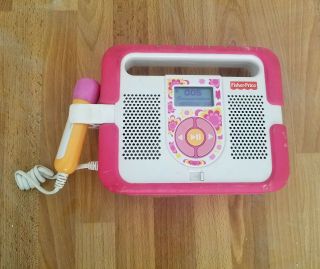 Fisher Price Kid Tough Mp3 Music Player Sing - A - Long Microphone
