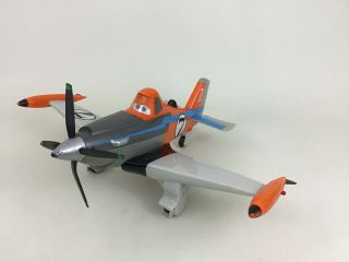 Thinkway Toys Disney Planes Dusty Crophopper Talking Motorized 15” Airplane Toy