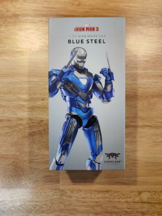 Comicave Studios Omni Class Iron Man Mark 30 Blue Steel 1/12 Scale Figure