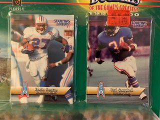 Starting Lineup Eddie George Earl Campbell Classic Doubles 1999 action figures 3