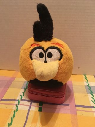 Angry Birds With Sound 6” Plush Yellow Orange Bubbles Bird Rovio