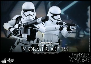 Hot Toys Star Wars Force Awakens Stormtroopers Set 12 " 1/6 Action Figure Mms319