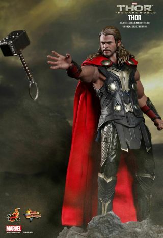 Hot Toys Mms225 Thor: The Dark World Thor Light Asgardian Armor 1/6 Figure