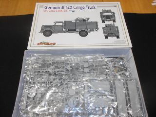 Cyber - Hobby 6680,  1/35 German 3t 4x2 Cargo Truck W/ Flak Plastic Model Kit