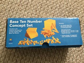 131 Pc Base Ten Number Concept Set Yellow Blocks