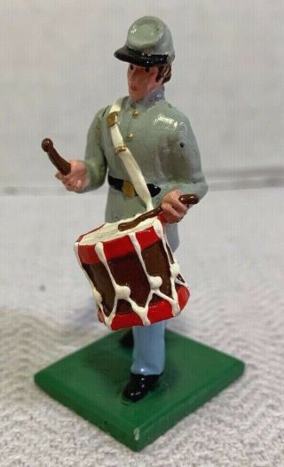 Ron Wall Miniatures - Civil War Confederate Drummer - Lead Toy Soldier