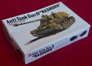 Vintage Bandai 1/48 German Anti Tank Gun Iv Nashorn - Parts - Look