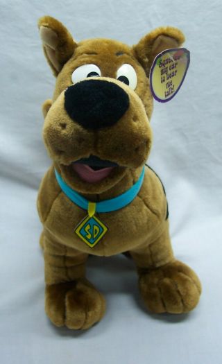 1998 Cute Talking Scooby - Doo Dog 13 " Plush Stuffed Animal Toy Equity Toys