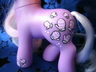My Little Pony Mittens OOAK custom winter MLP G3 horse doll unicorn 2