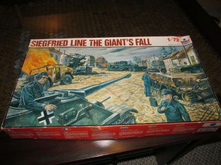1/72 Scale Esci Diorama Wwii Siegfried Line The Giant 