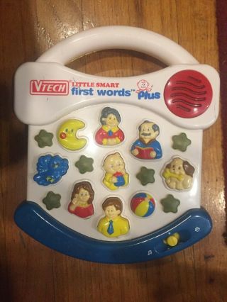 Vtech Little Smart First Words Plus Baby Developmental Learning Toy Words/music