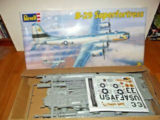 Revell B - 29 Superfortress Usaf 1:48 Scale 85 - 5711 Open But Complete
