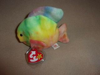 Ty Mwmt Coral The Fish Beanie Baby - Retired And So Cute - Great Colors
