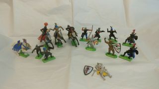 Britains Deetail Medieval Knights Crusaders Horse Solders