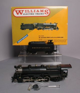 Williams 5100 Brass Pensylvannia 2 - 8 - 2 L1s Mikado Steam And Tender 843 Ln/box