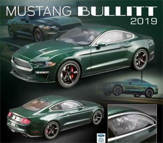 2019 Ford Mustang Bullitt In 1:18 Scale By Gt Spirit Acme Dealer Exclusive Model