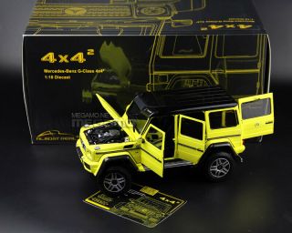 Almost Real 1:18 1/18 Mercedes - Benz G500 4x4 Metal Body Yellow
