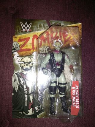 Mattel Wwe Wrestling Zombies Series Superstar Wrestler Stone Cold Steve Austin