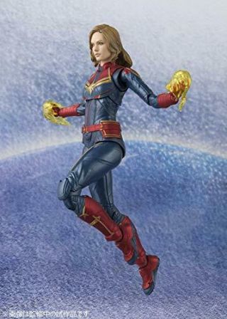S.  H.  Figuarts Captain Marvel about 150mm PVC & ABS - painted action figure 3