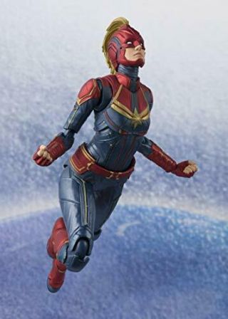 S.  H.  Figuarts Captain Marvel about 150mm PVC & ABS - painted action figure 7
