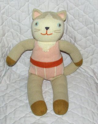 Cute Blabla 18 " Knit Plush Colette The Cat Doll