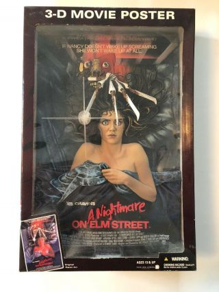 Mcfarlane Toys A Nightmare On Elm Street 3d Movie Poster