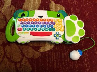 Leapfrog Click Start My First Computer Replacement Keyboard W/mouse Green Vgc