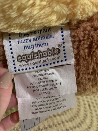 Squishable Rare Jumbo Snail Plush Retired Stuffed Animal plush - 15 