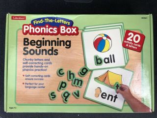 Lakeshore Find The Letter Phonics Box,  Beginning Sounds,  4,  Learning Language