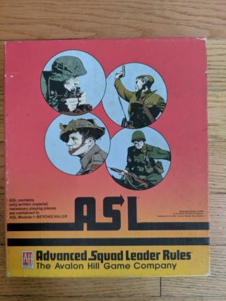 Avalon Hill - Asl Advanced Squad Leader Rules