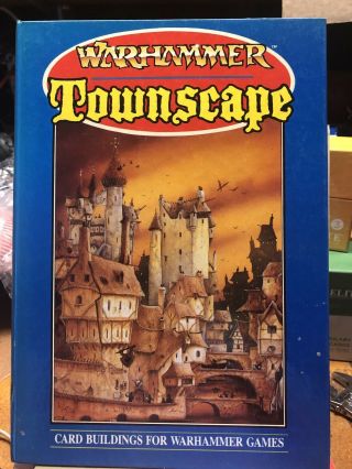 Warhammer Townscape Card Buildings Book Nearly Uncut Cards 1988