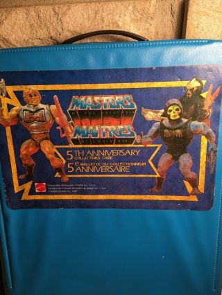 1986 Masters of the Universe 5th Anniversary Collectors Case MOTU 2
