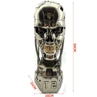 Terminator T2 T - 800 Endoskeleton Resin Statue Skull Statuette Figure Collectible 2