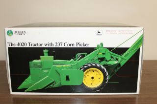 1/16 John Deere 4020 Tractor With 237 Corn Picker Precision Classics 14 Nib