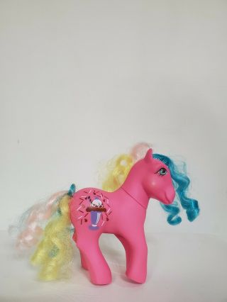 Vintage 1987 Hasbro My Little Pony Mlp G1 Sippin Soda Chocolate Delight